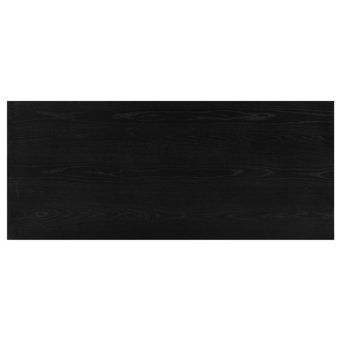 Decker 82-inch Rectangular Wood Dining Table Black