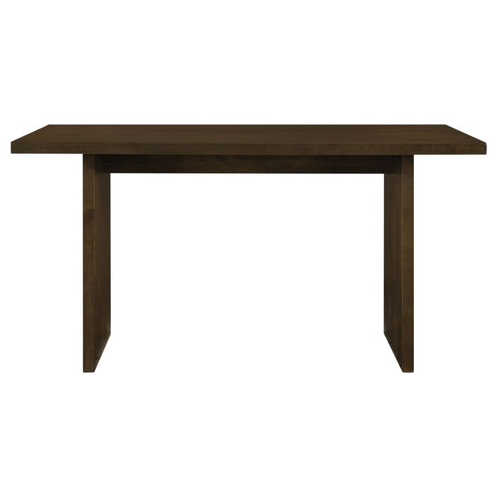 Decker 7-piece 70-inch Counter Height Dining Set Black and Walnut