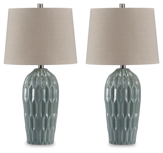 Ashley Express - Hadbury Ceramic Table Lamp (2/CN)