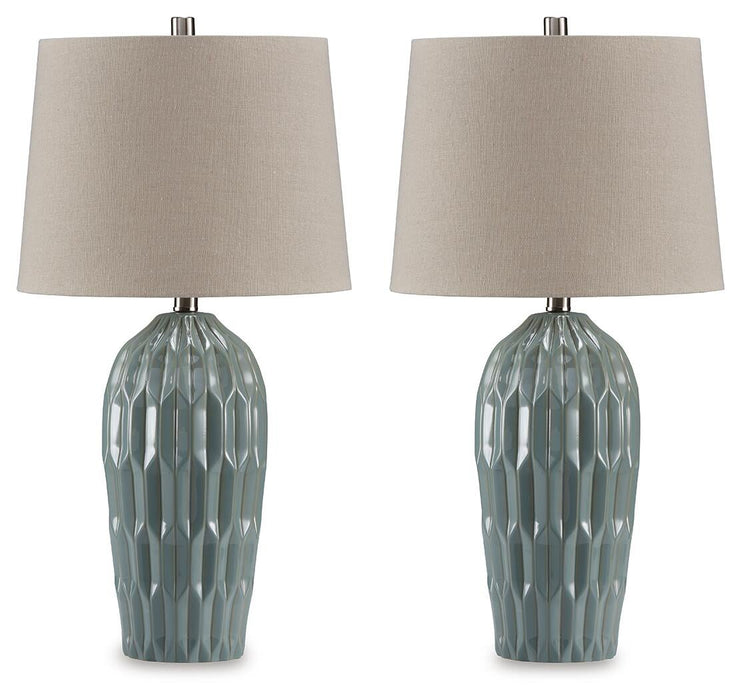 Ashley Express - Hadbury Ceramic Table Lamp (2/CN)