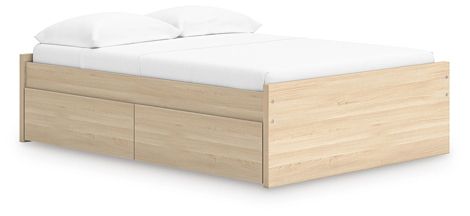 Ashley Express - Onita Full Platform Bed with 1 Side Storage