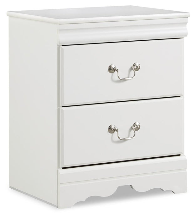 Anarasia Queen Sleigh Headboard, Dresser, Mirror, Chest and Nightstand