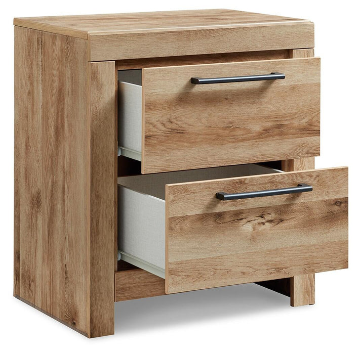 Hyanna Twin Panel Bed, Dresser, Mirror and Nightstand