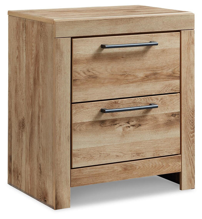 Hyanna Twin Panel Bed with 1 Side Storage, Dresser, Mirror and Nightstand