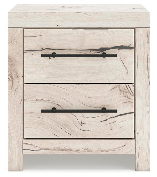 Lawroy Queen Panel Storage Bed, Dresser, Mirror and Nightstand
