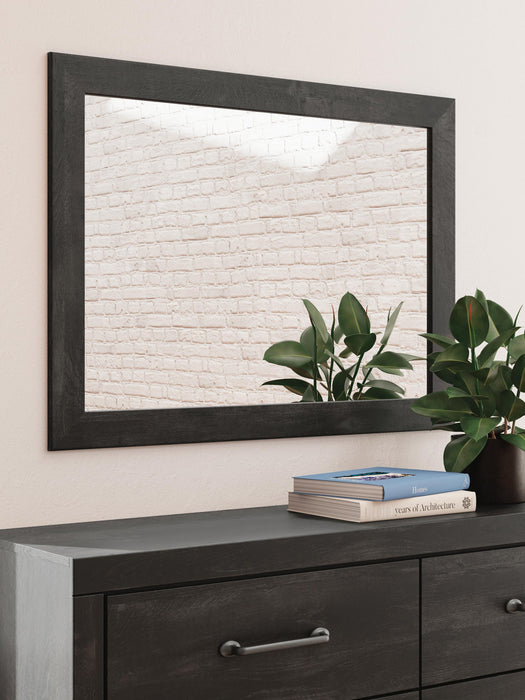 Hollivern Twin Panel Bed, Dresser, Mirror and Nightstand