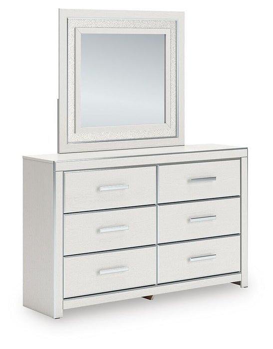 Zuraleus California King Upholstered Bed, Dresser, Mirror, Chest and Nightstand