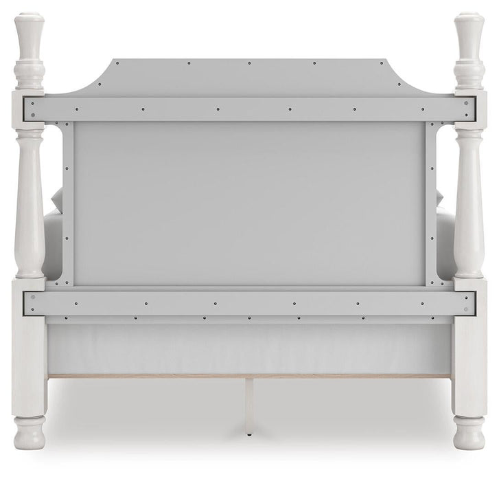 Rowlenstown Queen Poster Bed, Dresser and Mirror