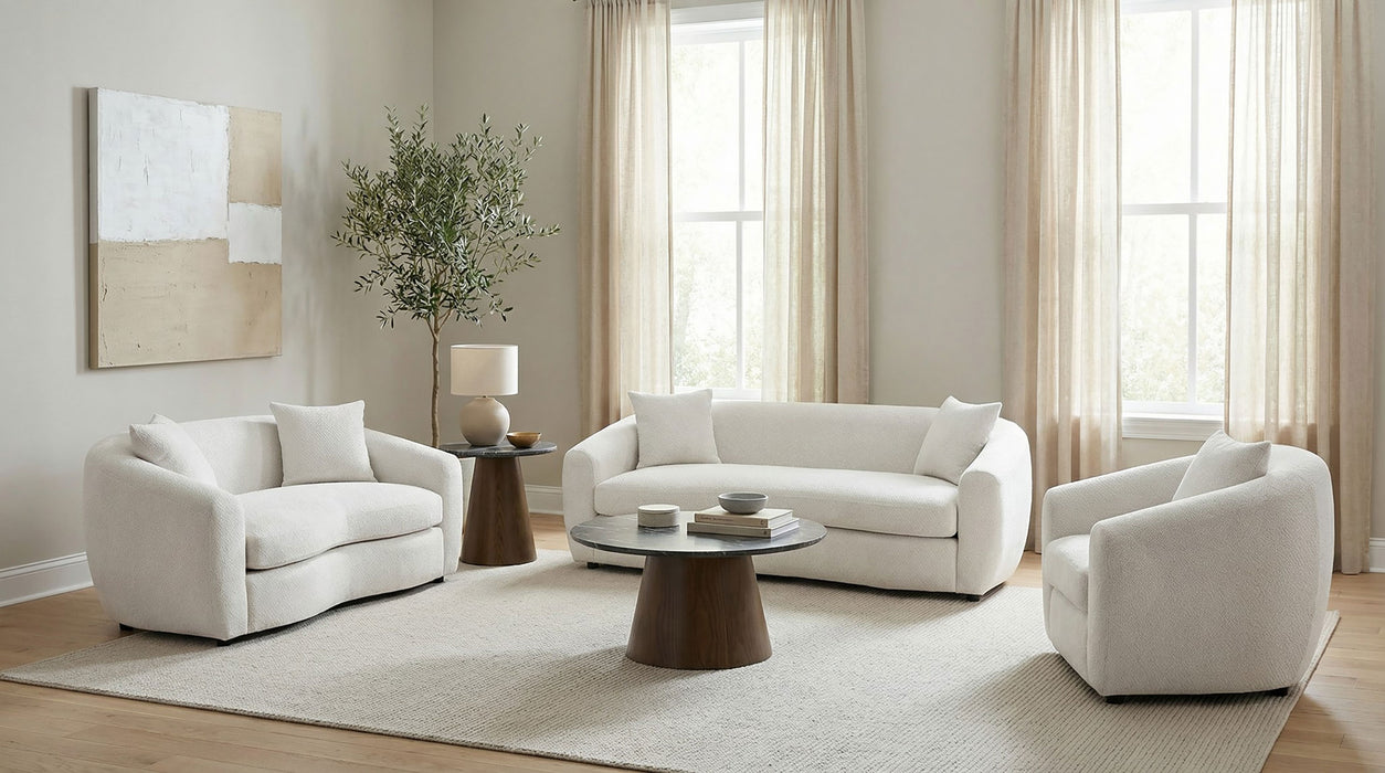 Isabella Fabric Upholstered Loveseat Sand