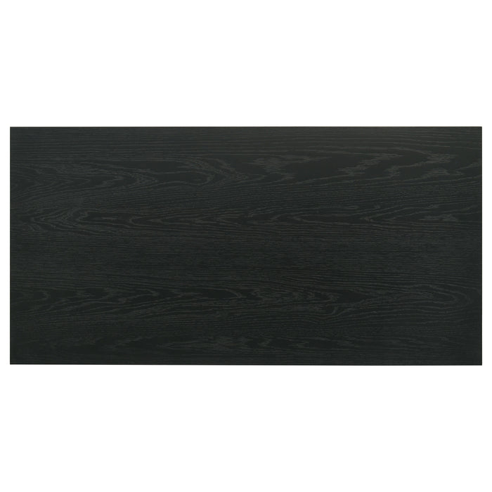 Decker 47-Inch Rectangular Cocktail Coffee Table Black
