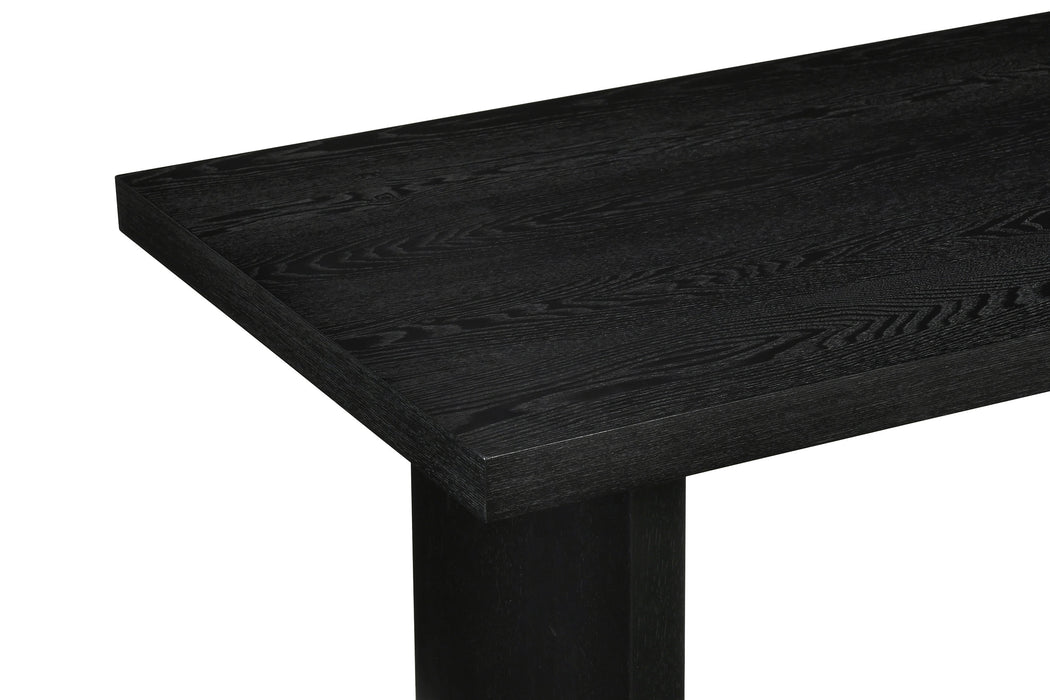 Decker 47-Inch Rectangular Cocktail Coffee Table Black