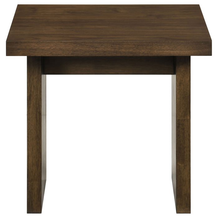 Decker Square Occasional Side End Table Walnut