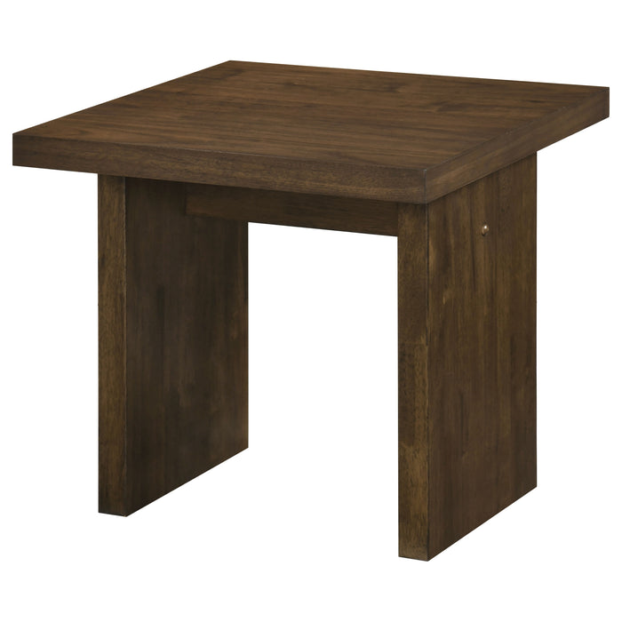 Decker Square Occasional Side End Table Walnut
