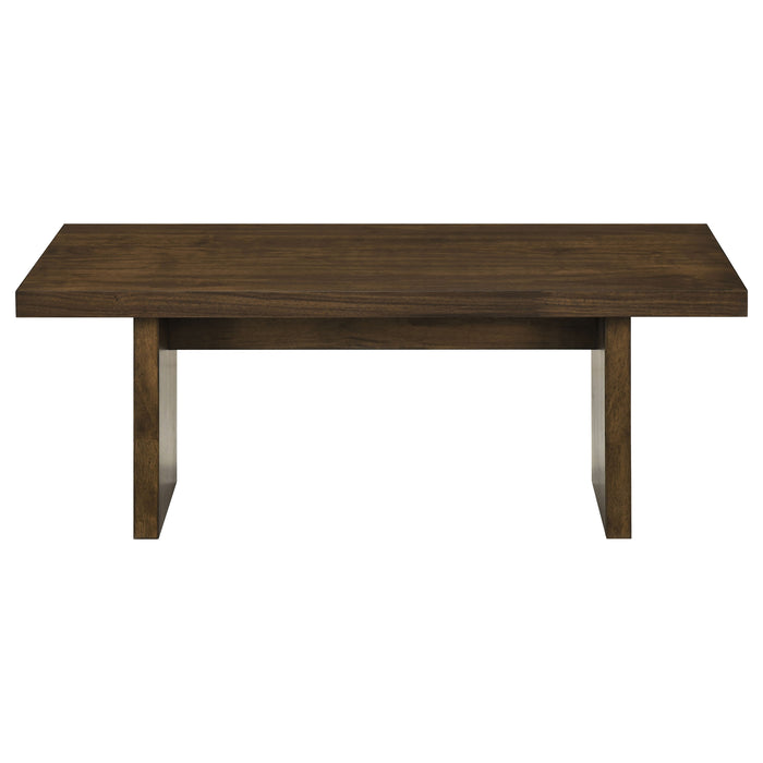 Decker 47-Inch Rectangular Cocktail Coffee Table Walnut