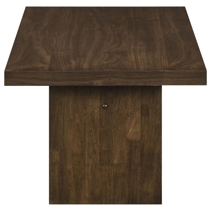 Decker 47-Inch Rectangular Cocktail Coffee Table Walnut