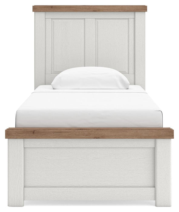 Savonport Twin Panel Bed, Dresser and Mirror