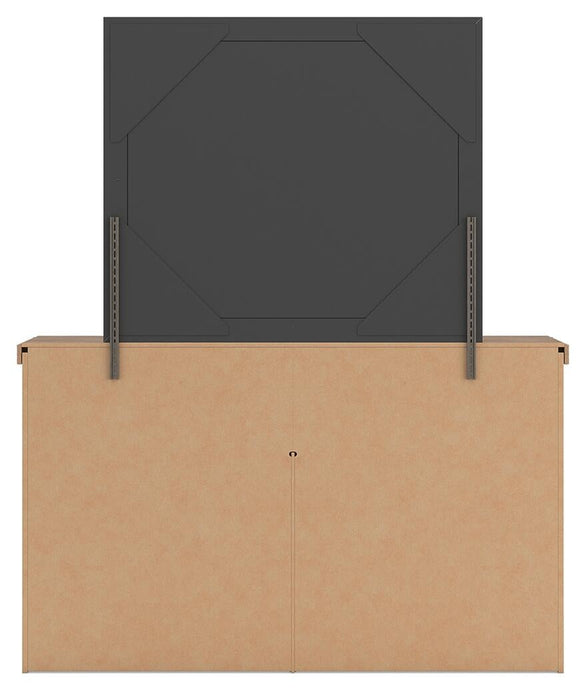 Savonport Twin Panel Bed, Dresser and Mirror