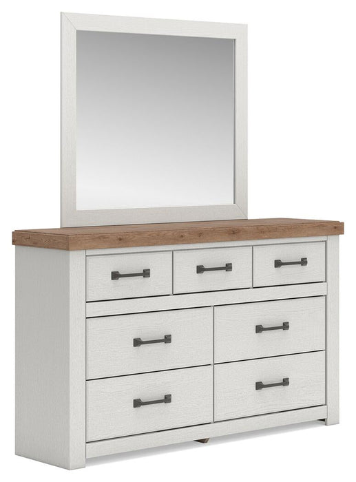 Savonport Twin Panel Bed, Dresser, Mirror, Chest and Nightstand