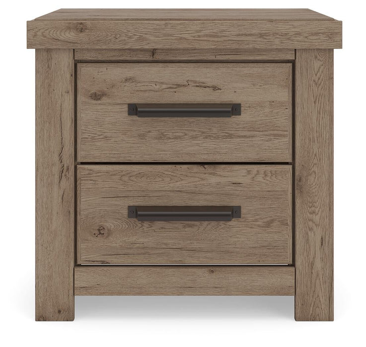 Garistyn Queen Panel Bed, Dresser, Mirror, Chest and Nightstand