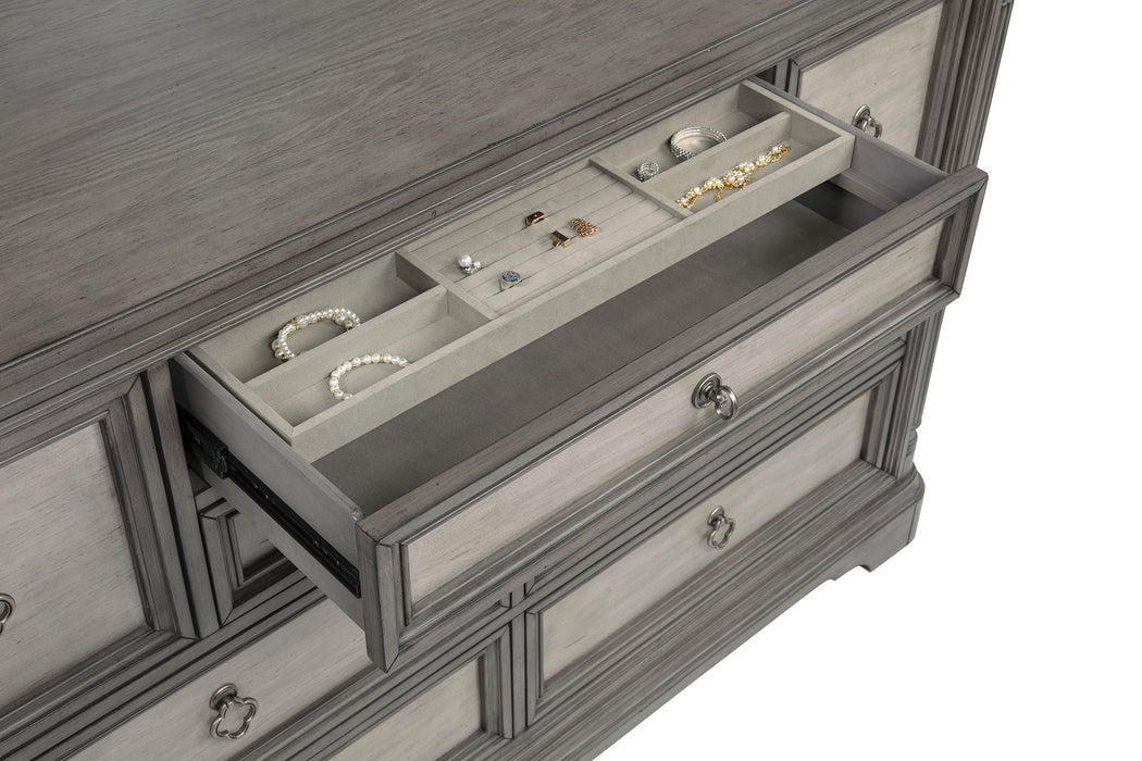 Cresswell 4-piece Eastern King Bedroom Set Weathered Taupe