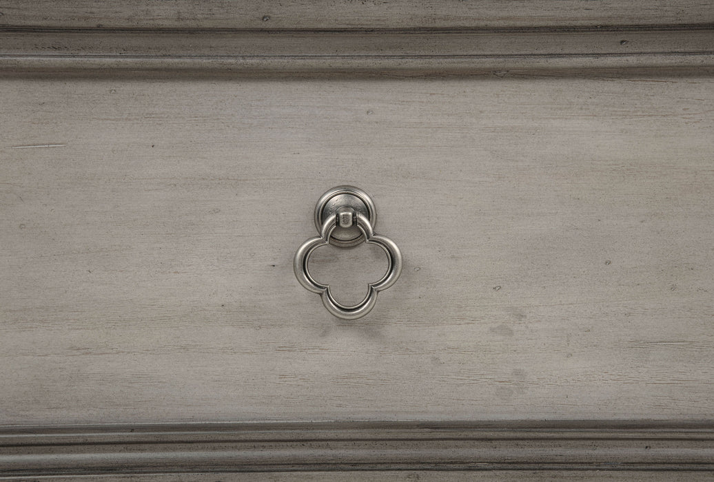Cresswell 4-drawer Door Chest with Hidden Storage Weathered Taupe