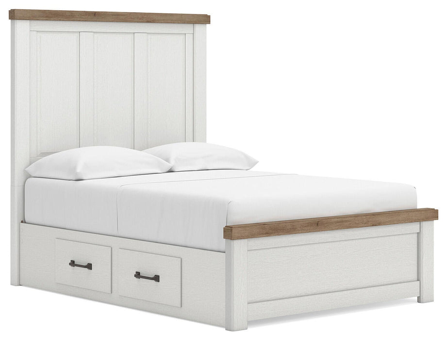 Savonport Full Panel Bed with Storage