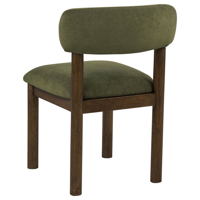 Faulkner 5-piece 48-inch Round Dining Set Moss Green