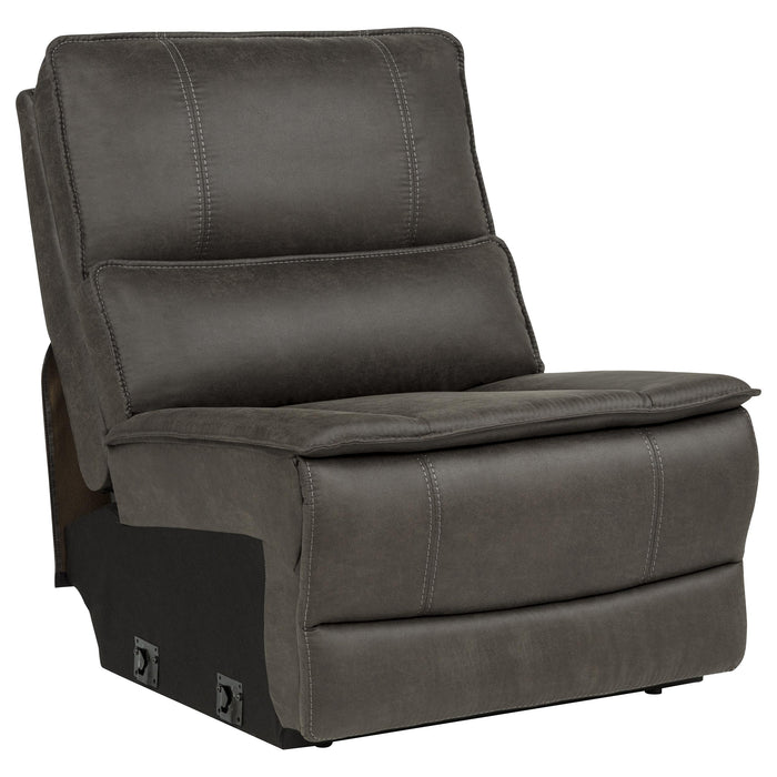 Marcell 3-Piece Transitional Power Reclining Sofa with USB Charging Grey