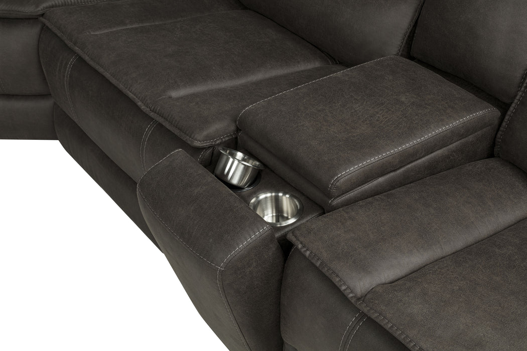 Marcell 3-Piece Power Reclining Loveseat with Charging Console Grey