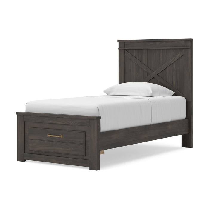 Ashley Express - Vonitta Bay Twin Panel Platform Storage Bed