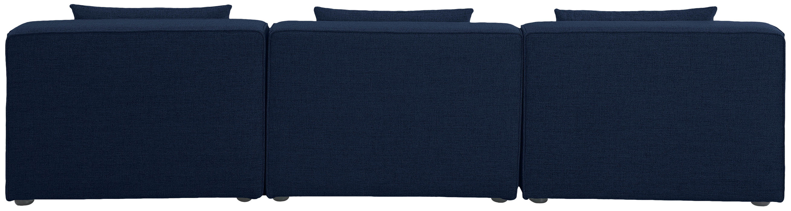 Cube - Linen Modular 3 Seat Armless Sofa
