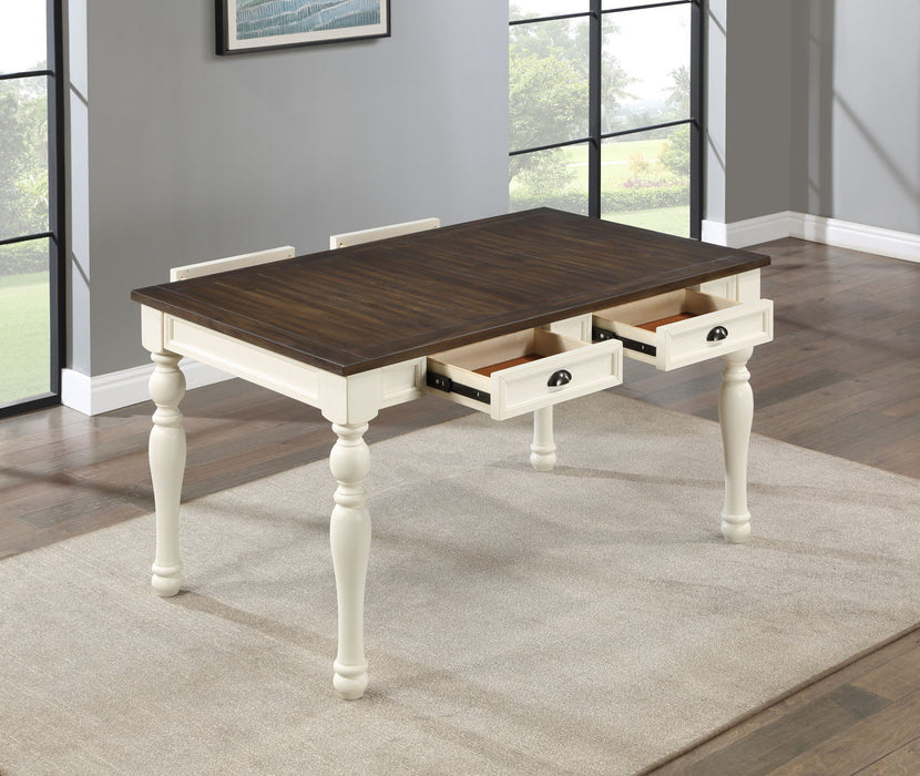 Joanna - 4-Drawer Dining Table - White