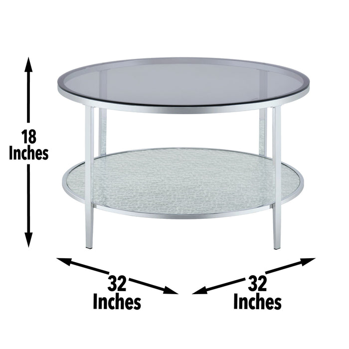 Frostine - 3 Piece Table Set - Silver