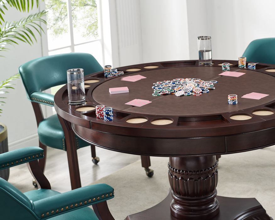 Tournament - Dining and Game Table - Dark Brown