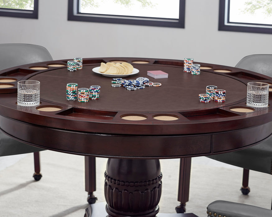 Tournament - Dining and Game Table - Dark Brown