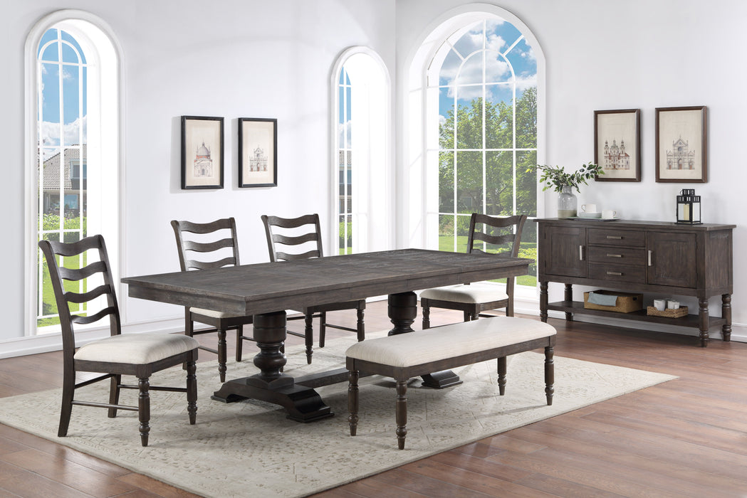 Hutchins - Dining Table - Dark Brown