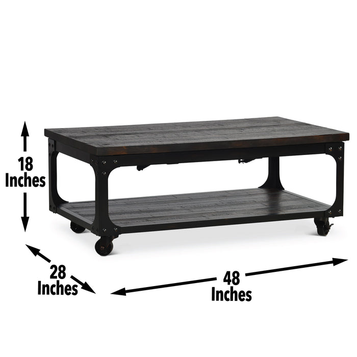 Sherlock - Lift Top Cocktail Table - Brown