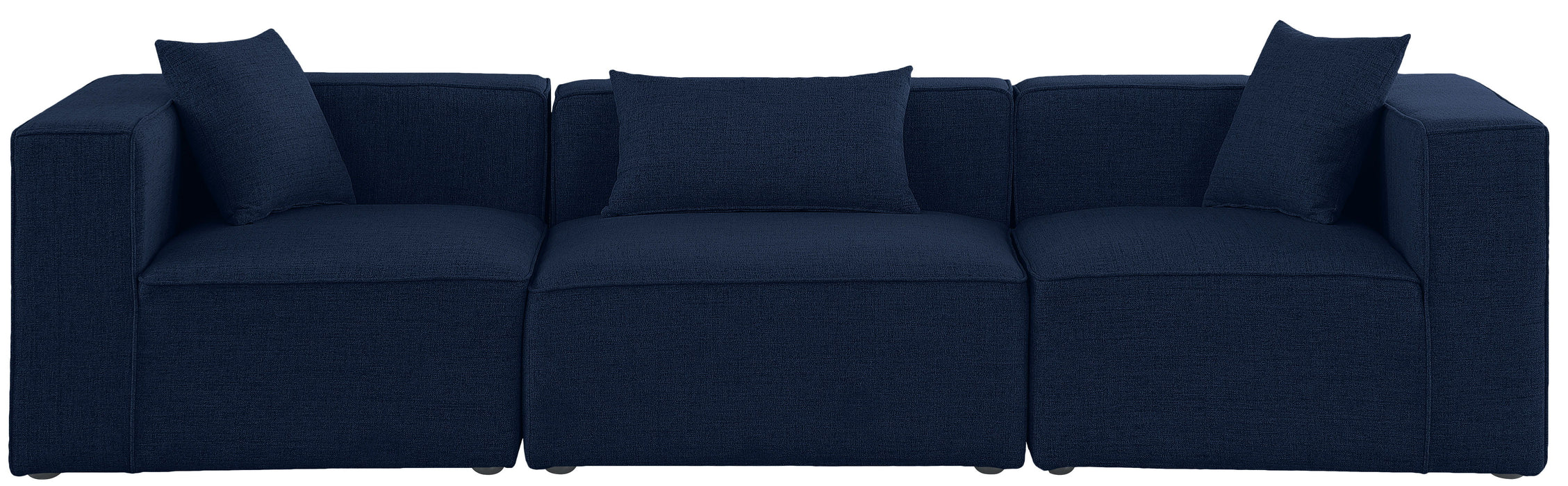 Cube - Linen Modular 3 Seat Sofa