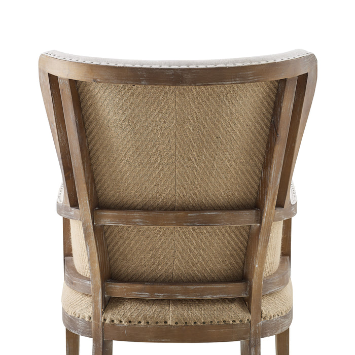 George - Wingback Accent Chair - Two Tone