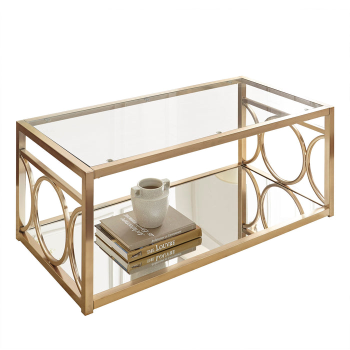 Olympia - 3 Piece Table Set - Gold